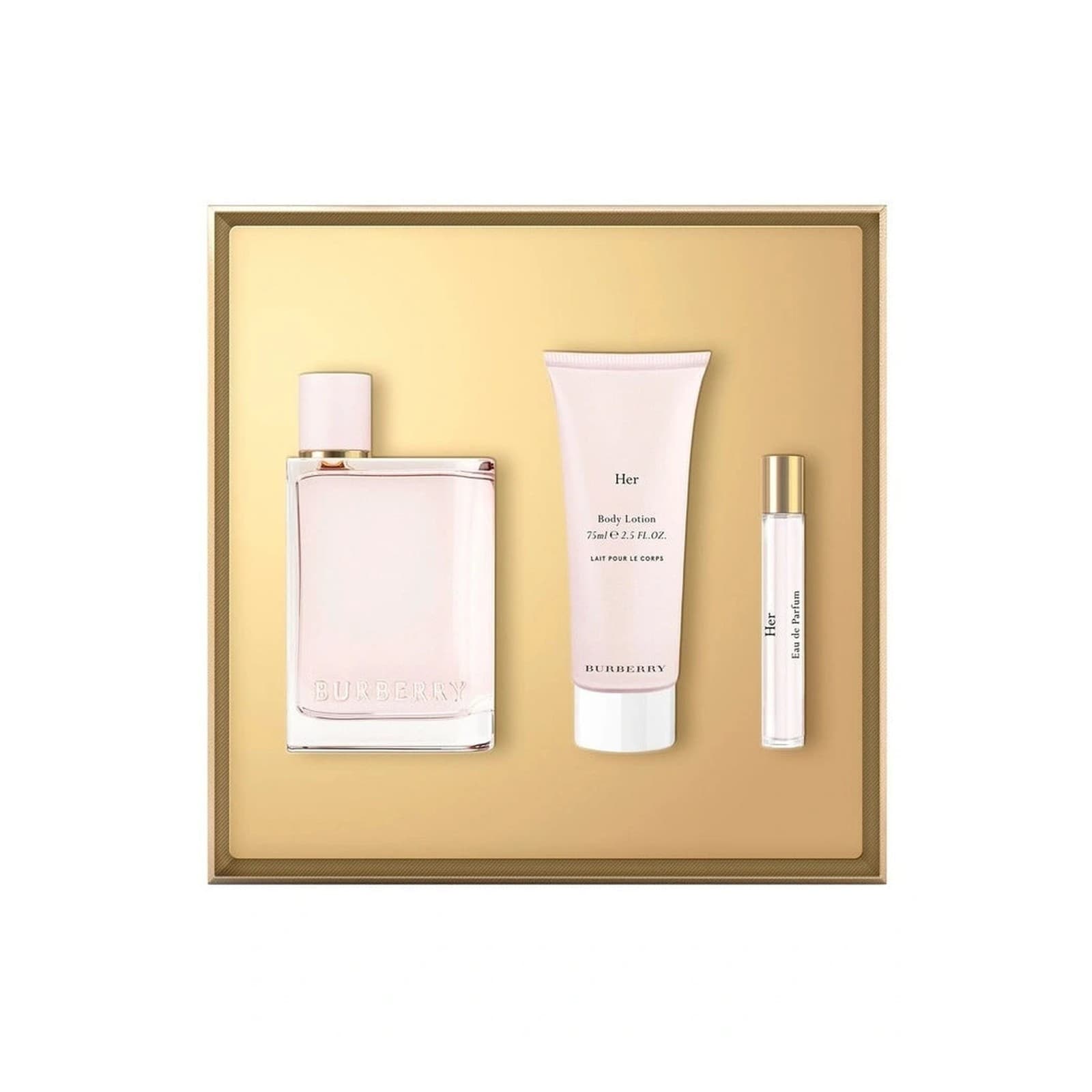 Burberry (Estuche) Her EDP 100 ML + 10 ML + 75 ML (M)