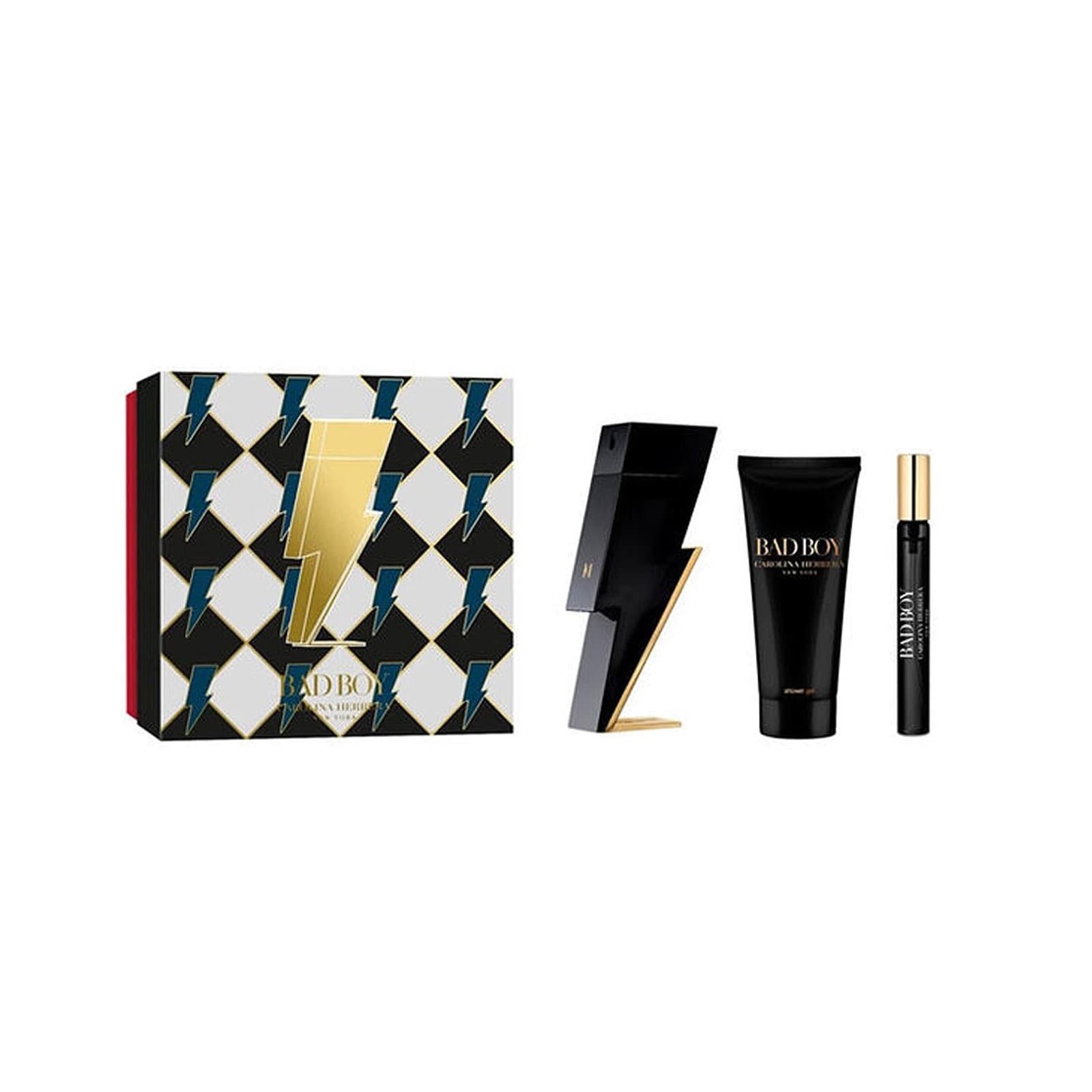 Carolina Herrera (Estuche) Bad Boy New York EDP 100 ML + 100 ML + 10 ML (H)